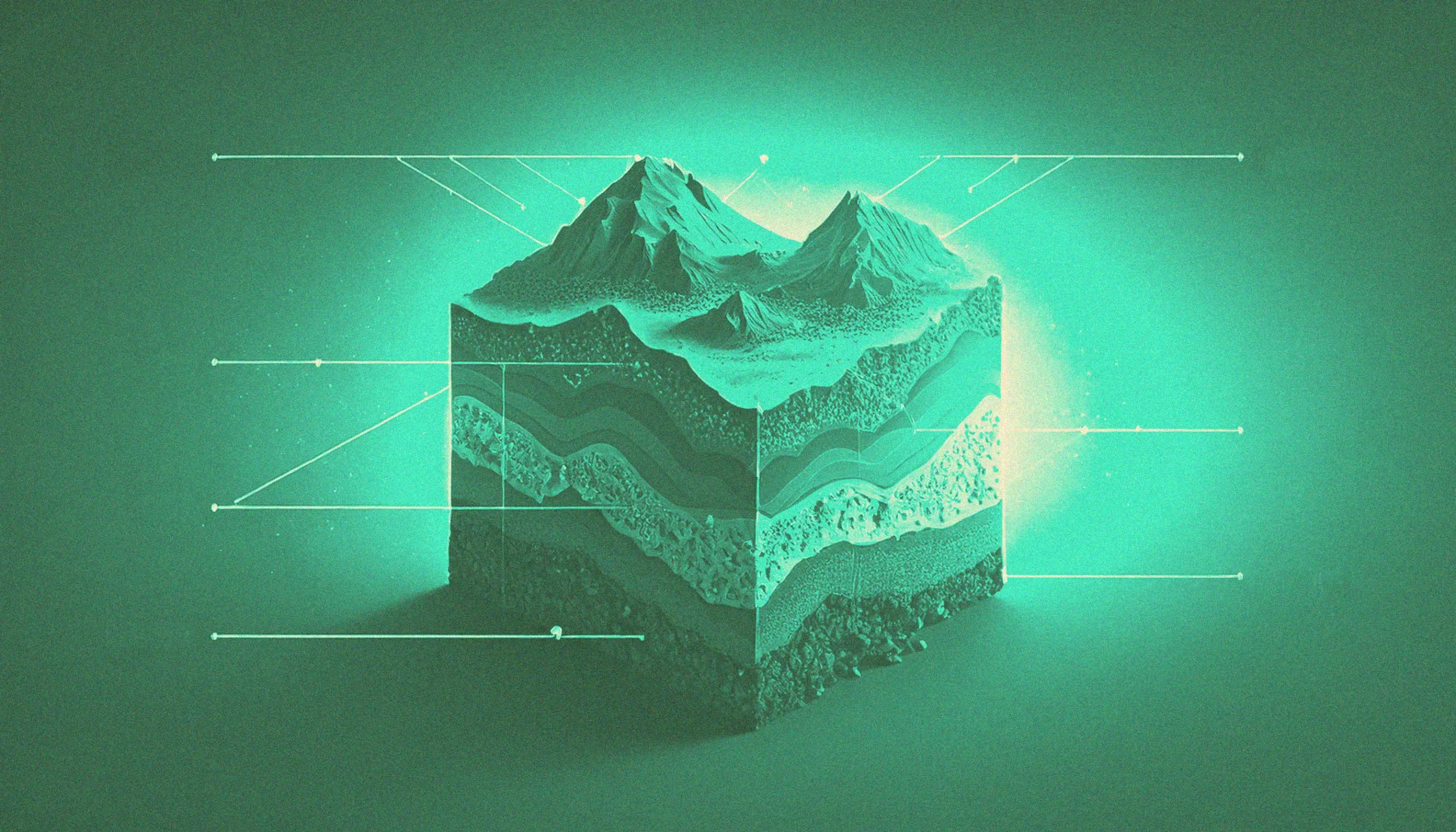 An intricate structure symbolizing the complexity of artificial intelligence.